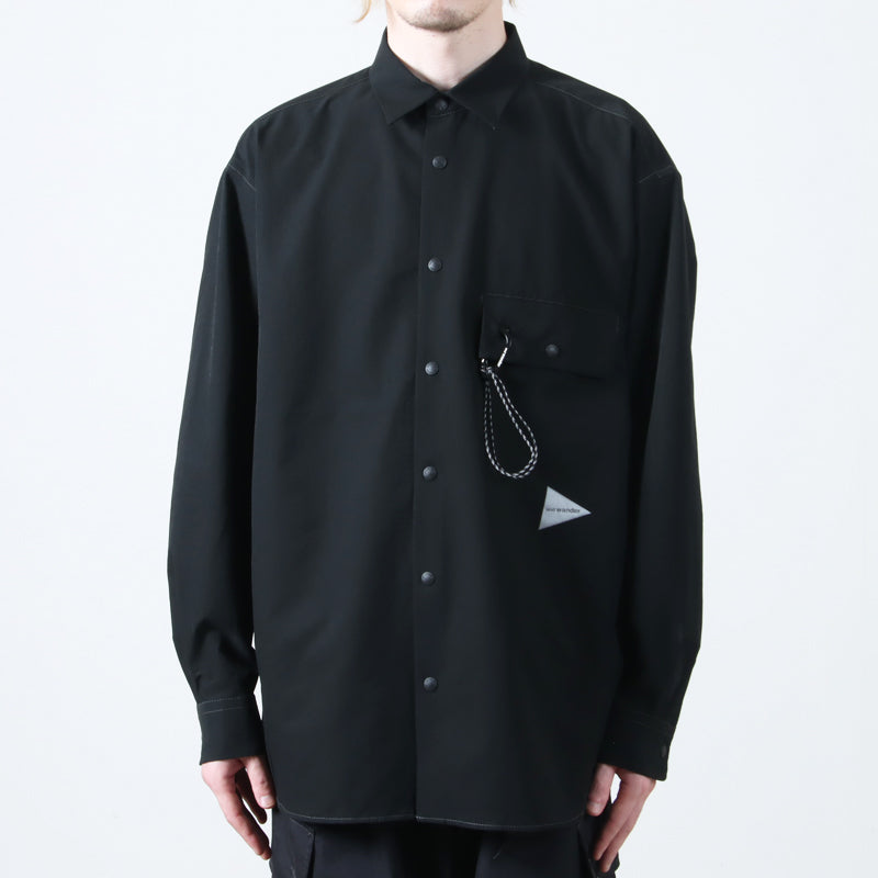 and wander(アンドワンダー) dry breathable LS shirt 画像11
