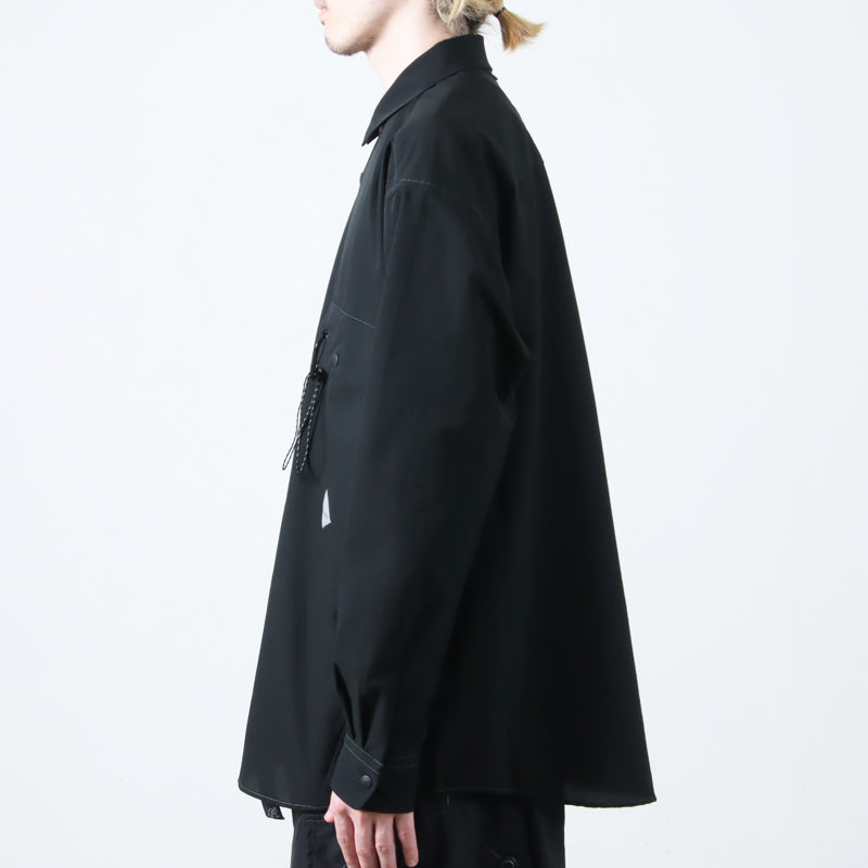and wander(アンドワンダー) dry breathable LS shirt 画像12