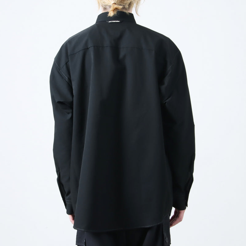 and wander(アンドワンダー) dry breathable LS shirt 画像13