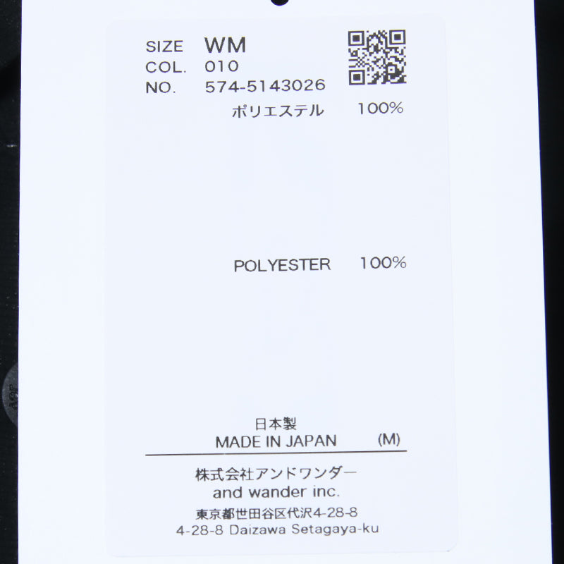 and wander(アンドワンダー) dry breathable LS shirt 画像35