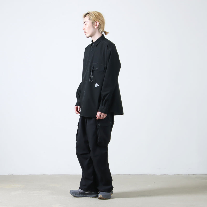 and wander(アンドワンダー) dry breathable LS shirt 画像21