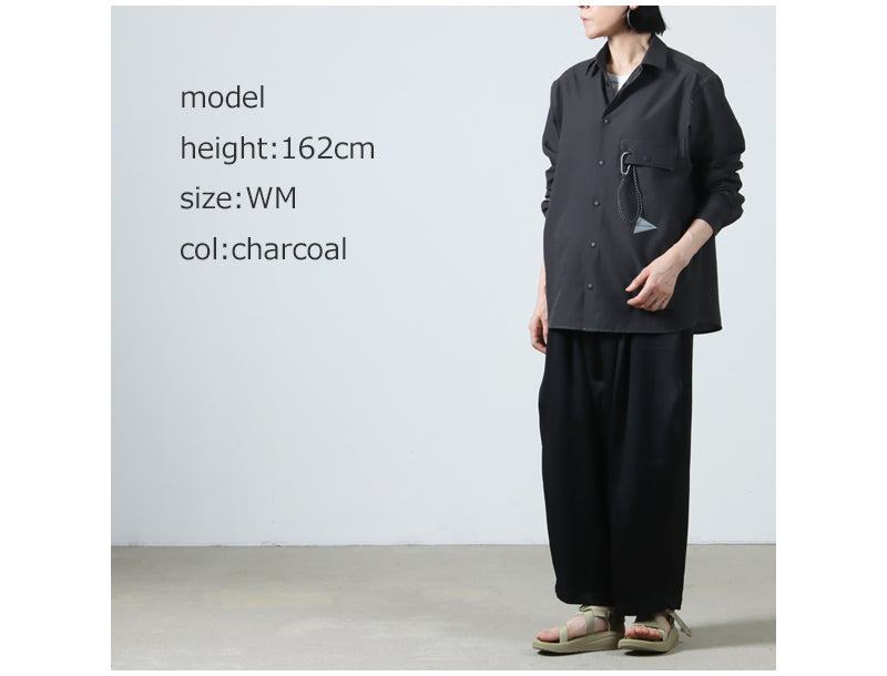 and wander(アンドワンダー) dry breathable LS shirt 画像25