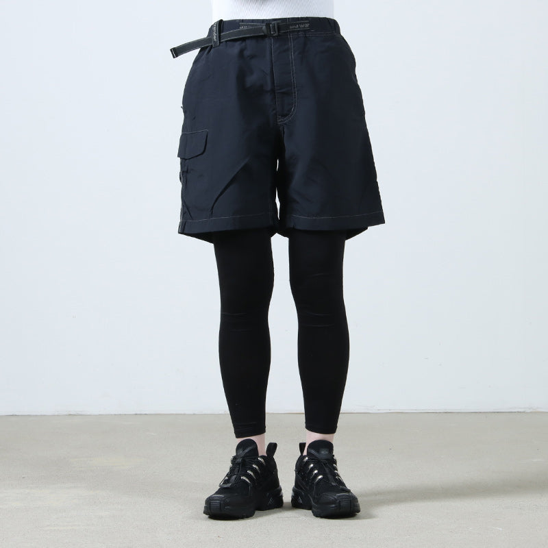 and wander(アンドワンダー) Ny taffeta hiker short pants 画像12