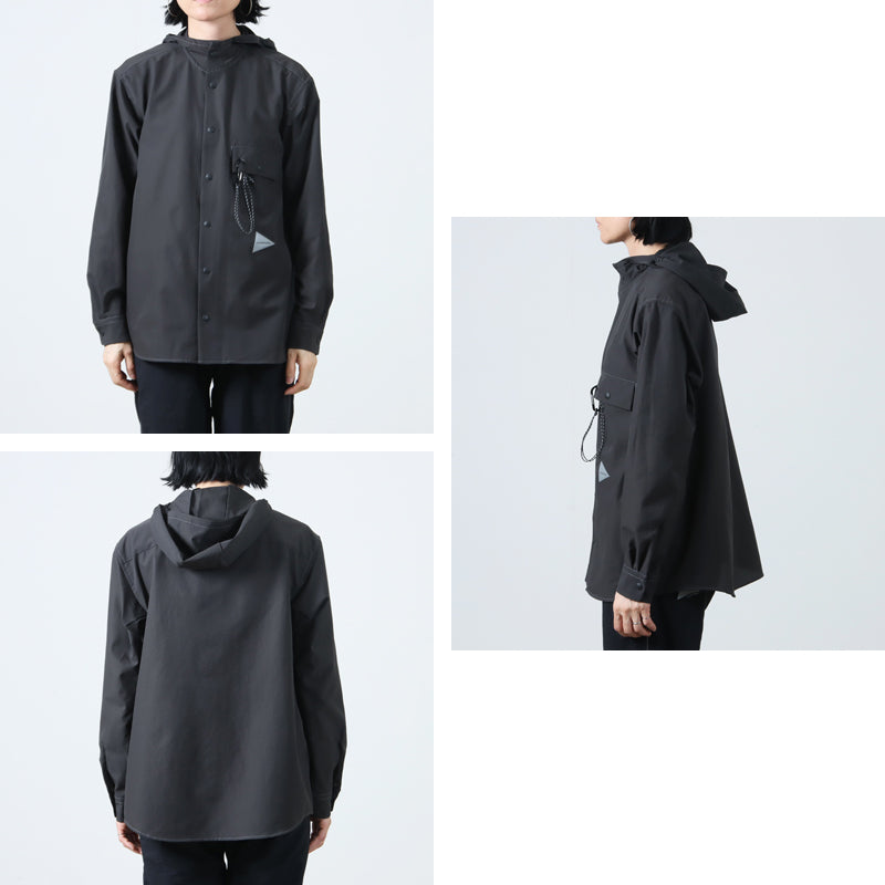 and wander(アンドワンダー) dry breathable hoodie 画像4