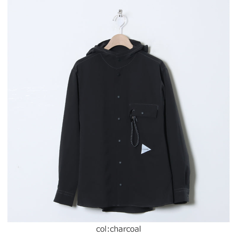 and wander(アンドワンダー) dry breathable hoodie 画像18