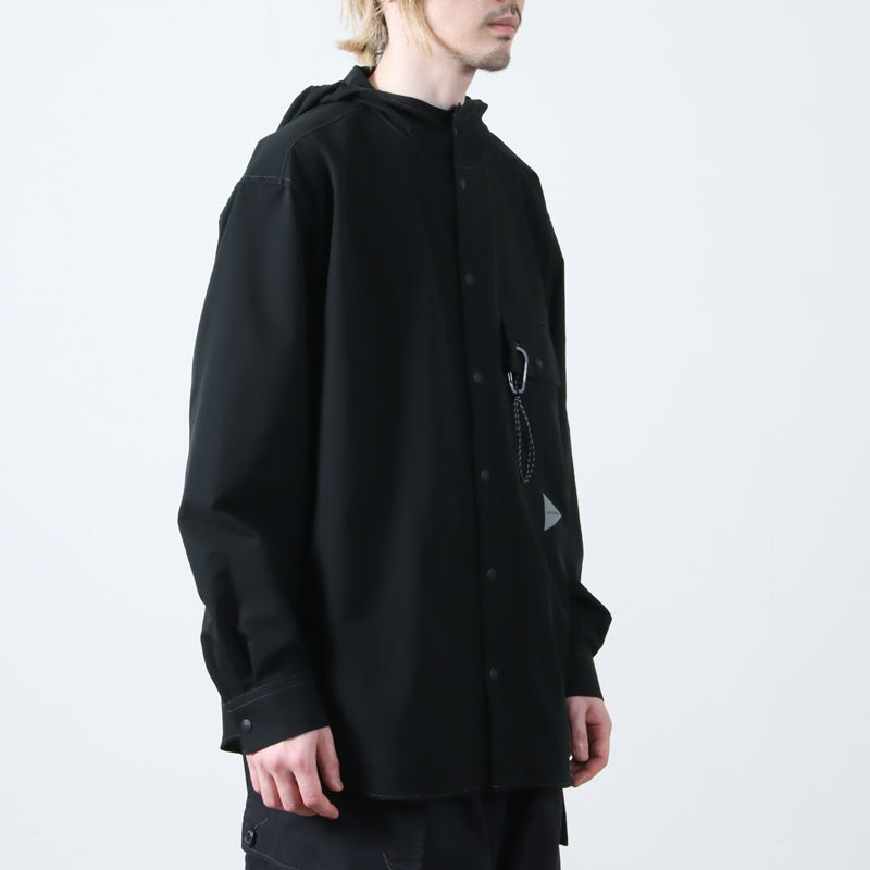 and wander(アンドワンダー) dry breathable hoodie 画像8