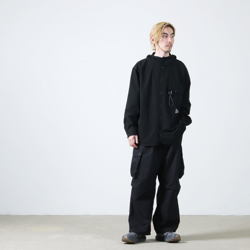 and wander(アンドワンダー) dry breathable hoodie 画像20