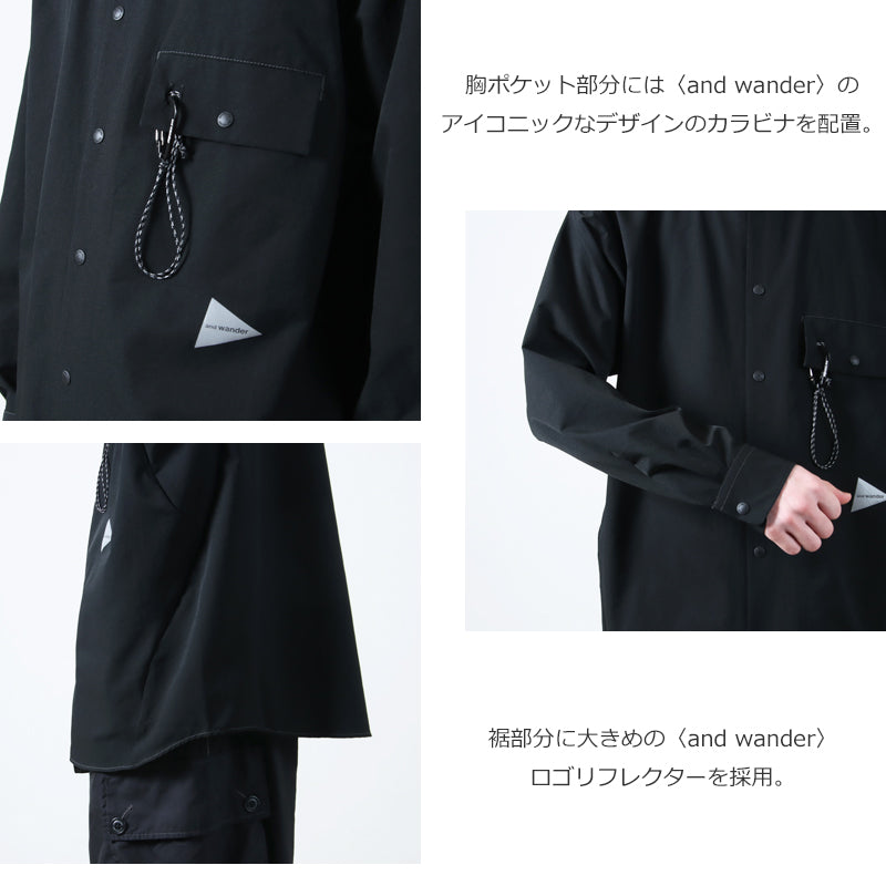 and wander(アンドワンダー) dry breathable hoodie 画像6