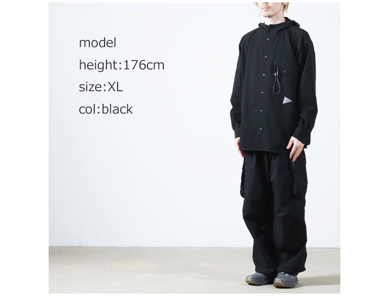 and wander(アンドワンダー) dry breathable hoodie 画像24