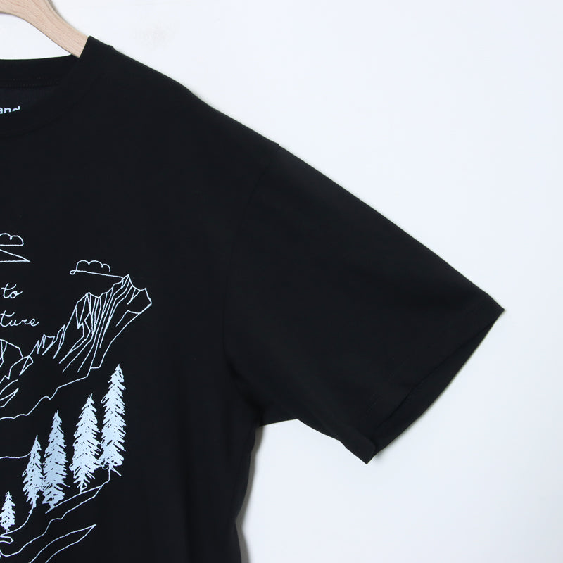 and wander(アンドワンダー) BACK TO NATURE printed SS T 画像30