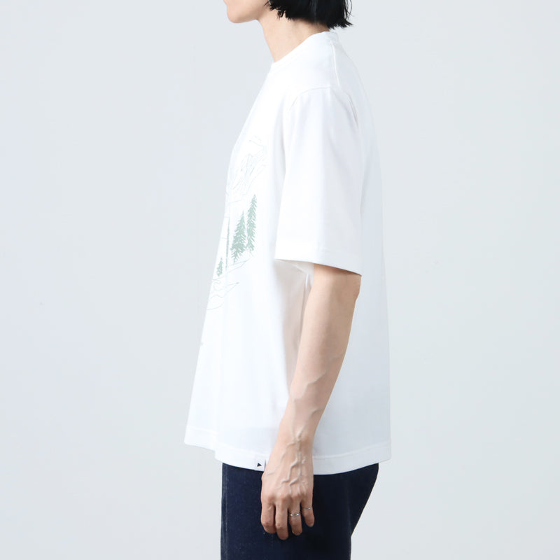 and wander(アンドワンダー) BACK TO NATURE printed SS T 画像15