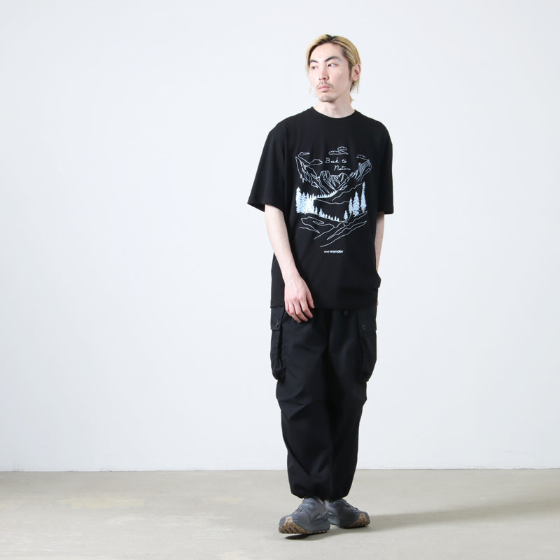 and wander(アンドワンダー) BACK TO NATURE printed SS T 画像20