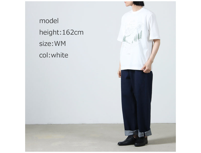 and wander(アンドワンダー) BACK TO NATURE printed SS T 画像25
