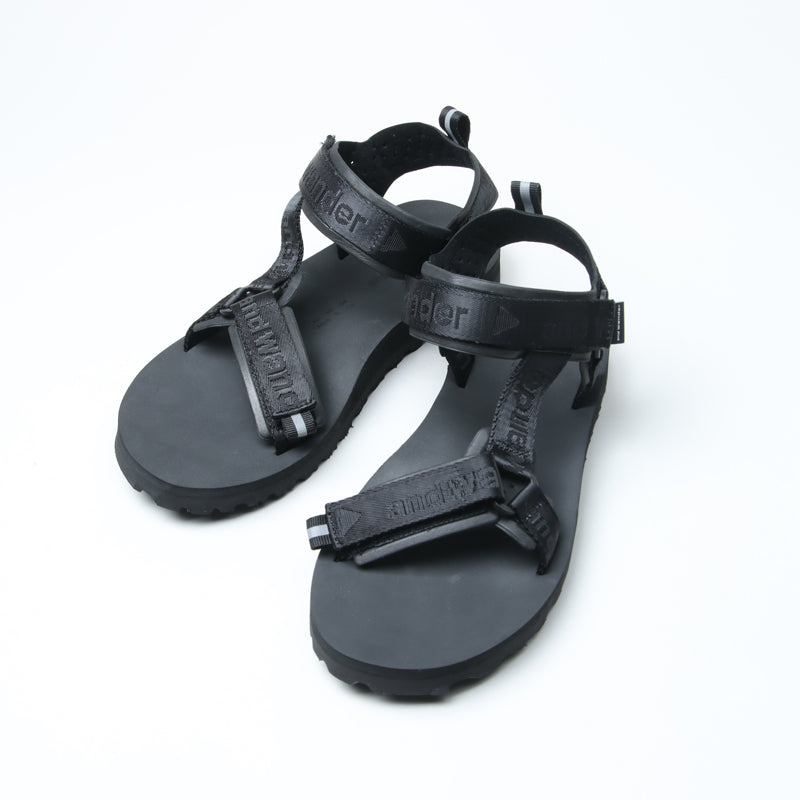 and wander(アンドワンダー) Ny JQ tape sandals