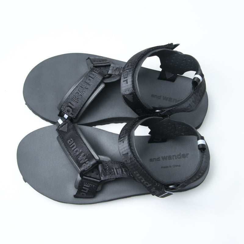 and wander(アンドワンダー) Ny JQ tape sandals 画像26