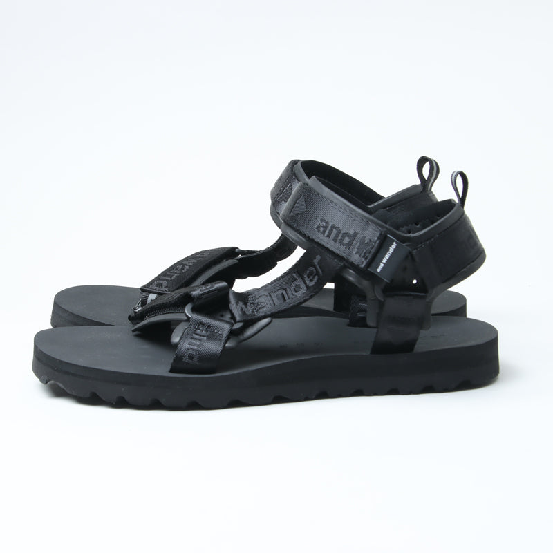 and wander(アンドワンダー) Ny JQ tape sandals 画像10