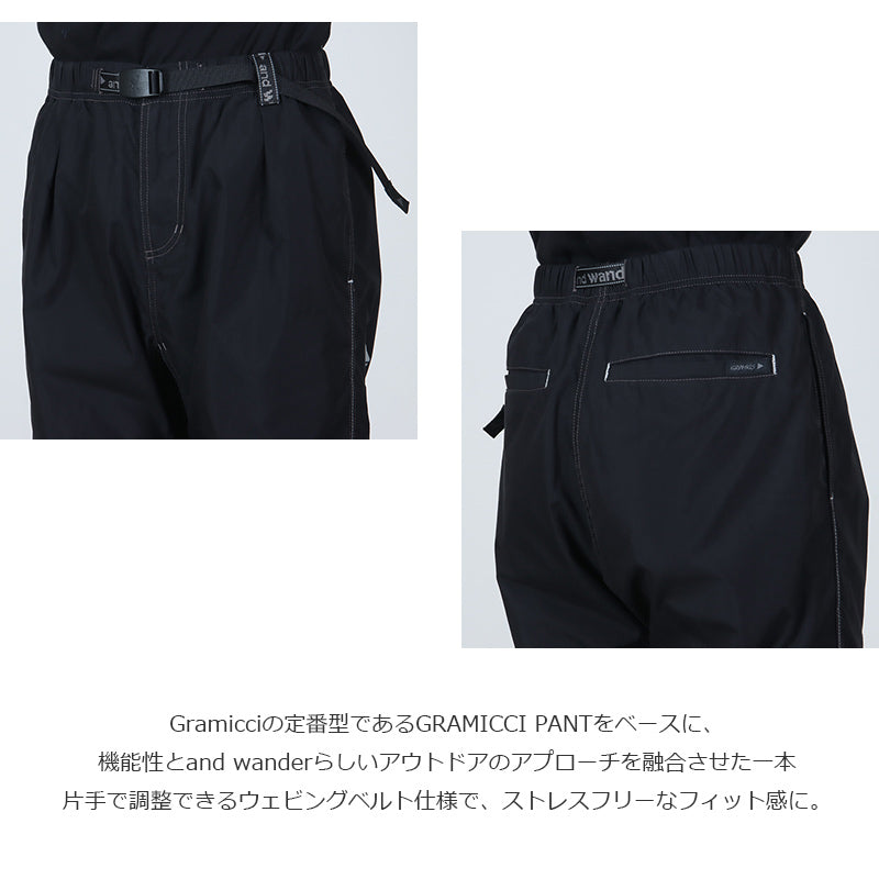 and wander(アンドワンダー) gramicci C/N climbing pant 画像5