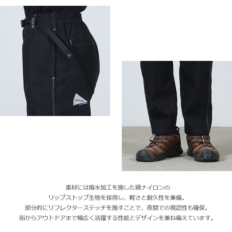and wander(アンドワンダー) gramicci C/N climbing pant 画像6