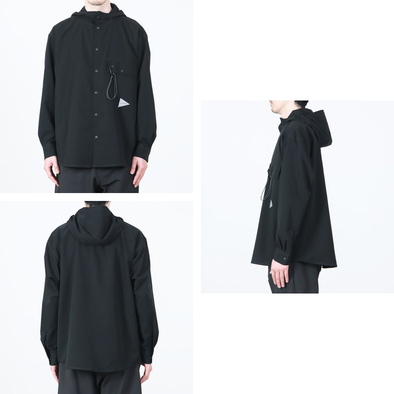 and wander(アンドワンダー) dry breathable hoodie 画像3