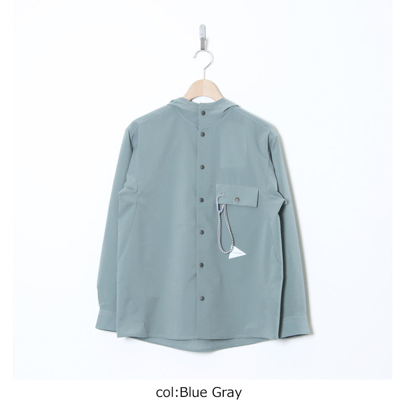 and wander(アンドワンダー) dry breathable hoodie 画像18
