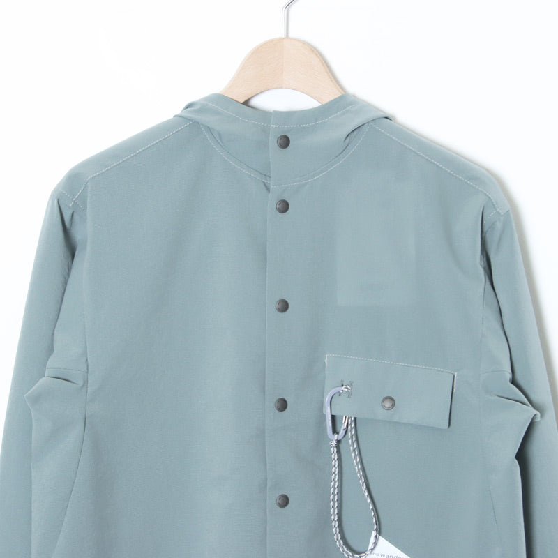 and wander(アンドワンダー) dry breathable hoodie 画像27