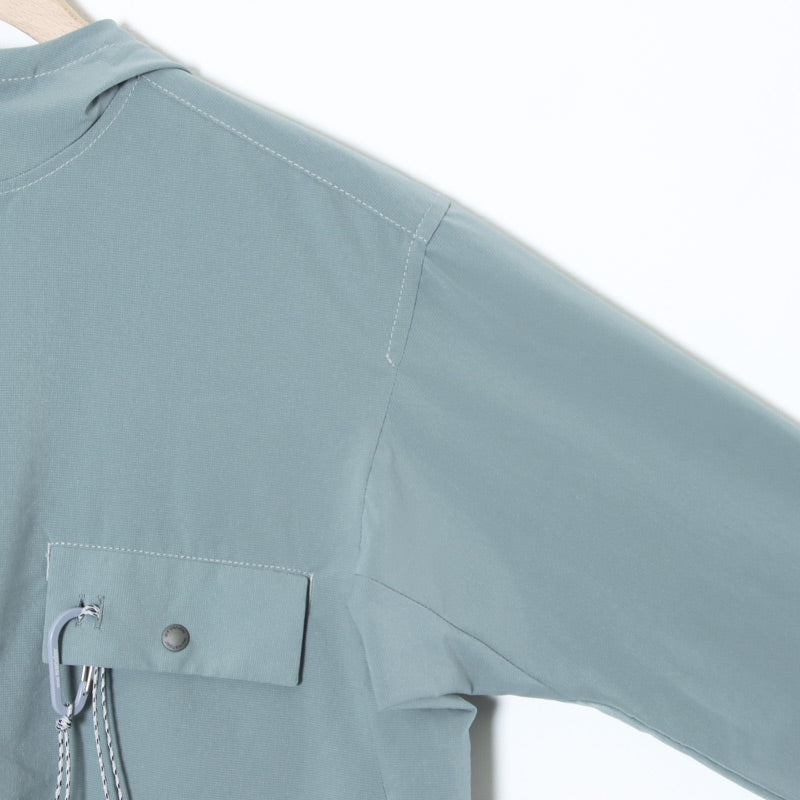and wander(アンドワンダー) dry breathable hoodie 画像28