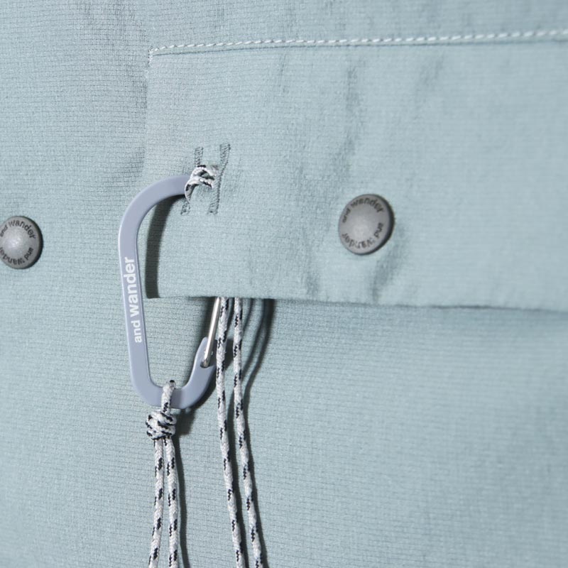 and wander(アンドワンダー) dry breathable hoodie 画像30