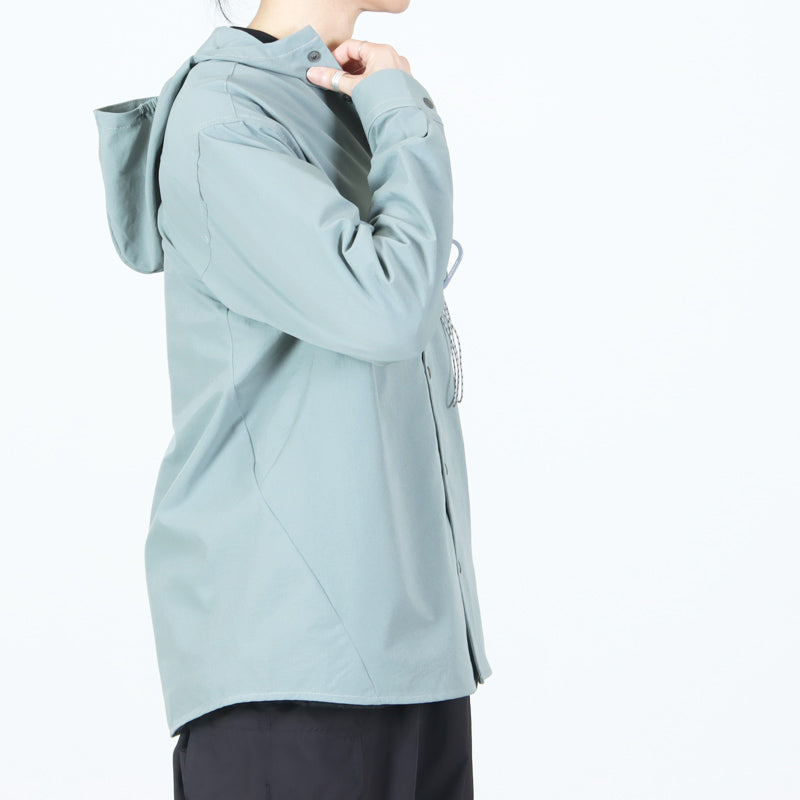 and wander(アンドワンダー) dry breathable hoodie 画像10