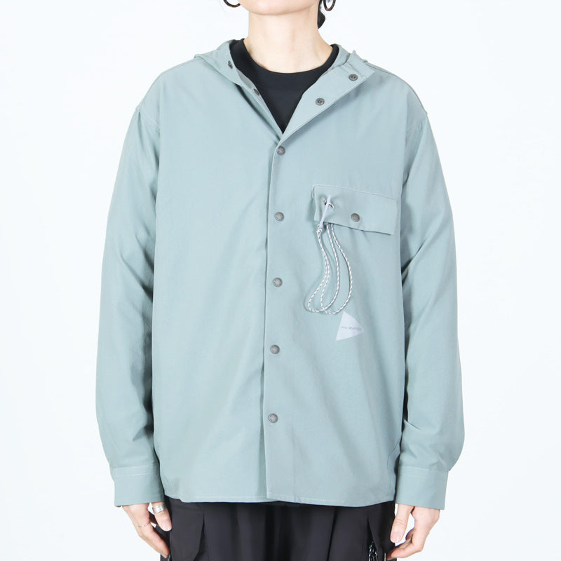 and wander(アンドワンダー) dry breathable hoodie 画像14