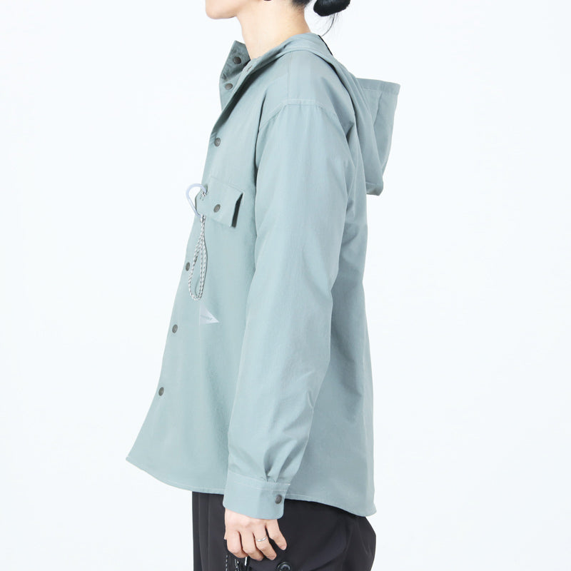 and wander(アンドワンダー) dry breathable hoodie 画像15