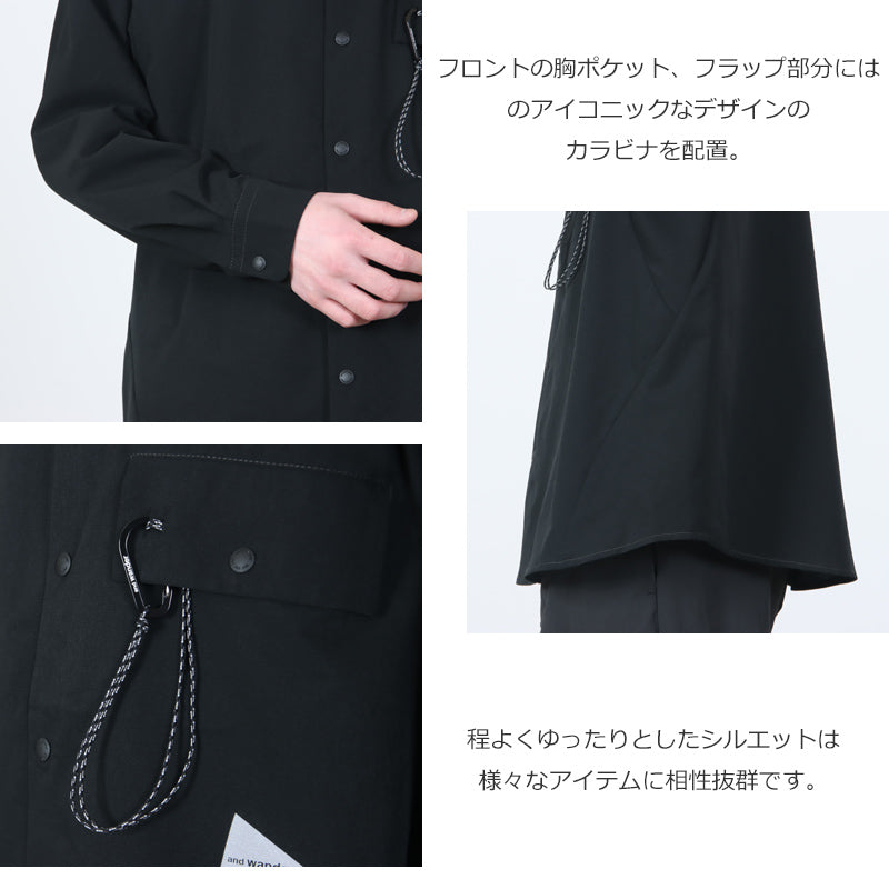 and wander(アンドワンダー) dry breathable hoodie 画像6