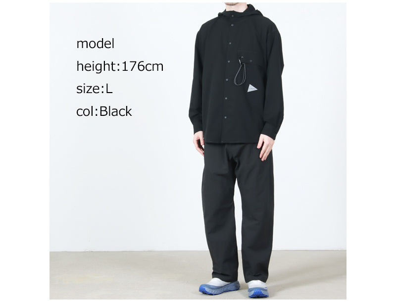 and wander(アンドワンダー) dry breathable hoodie 画像24