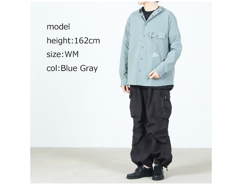 and wander(アンドワンダー) dry breathable hoodie 画像25