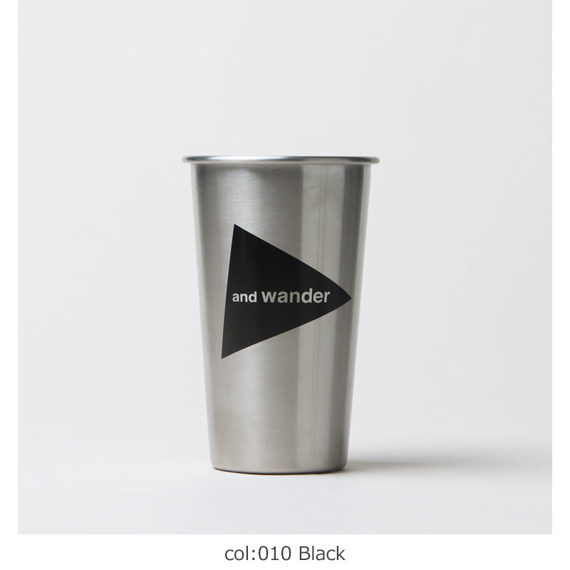 and wander(アンドワンダー) and wander MiiR pint cup 16oz 画像2