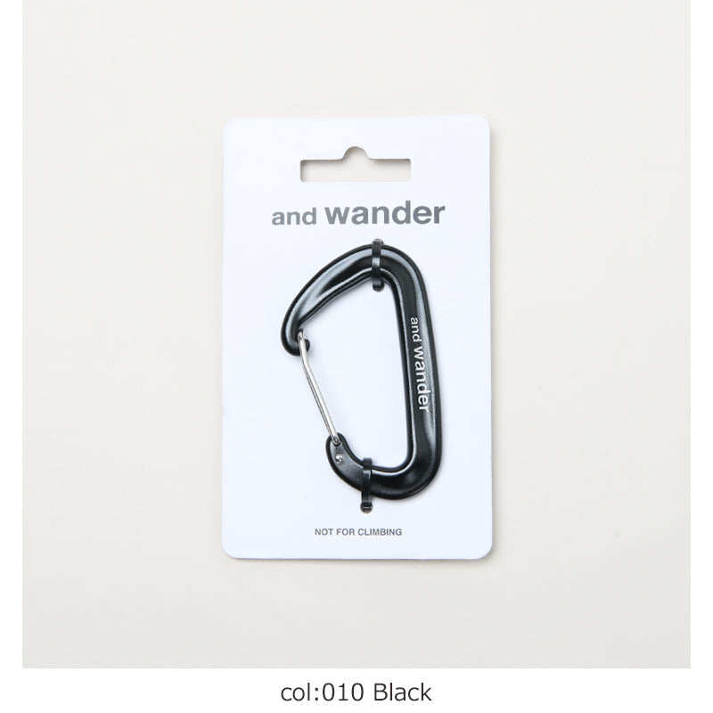 and wander(アンドワンダー) 179 utility carabiner 画像3