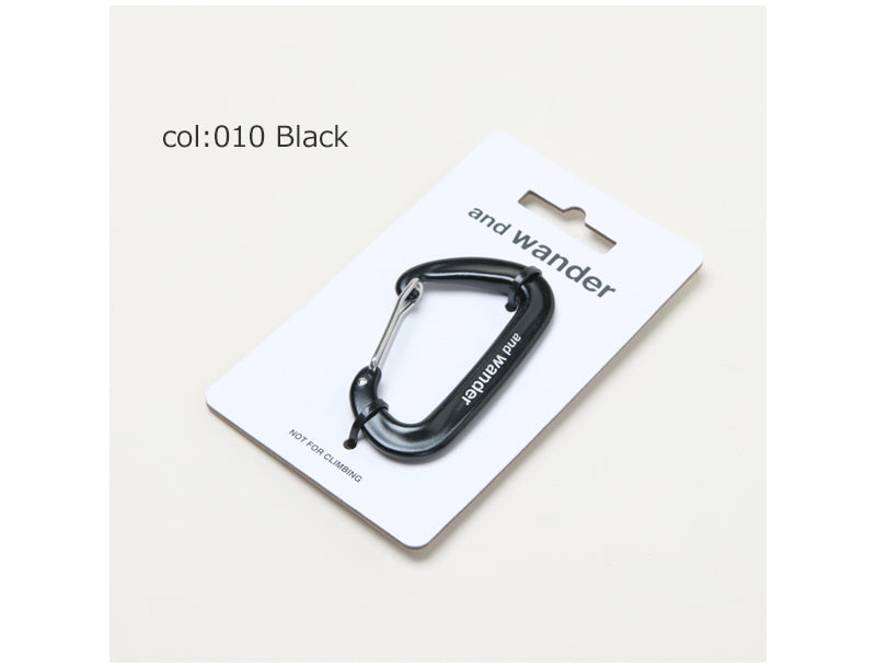 and wander(アンドワンダー) 179 utility carabiner 画像4
