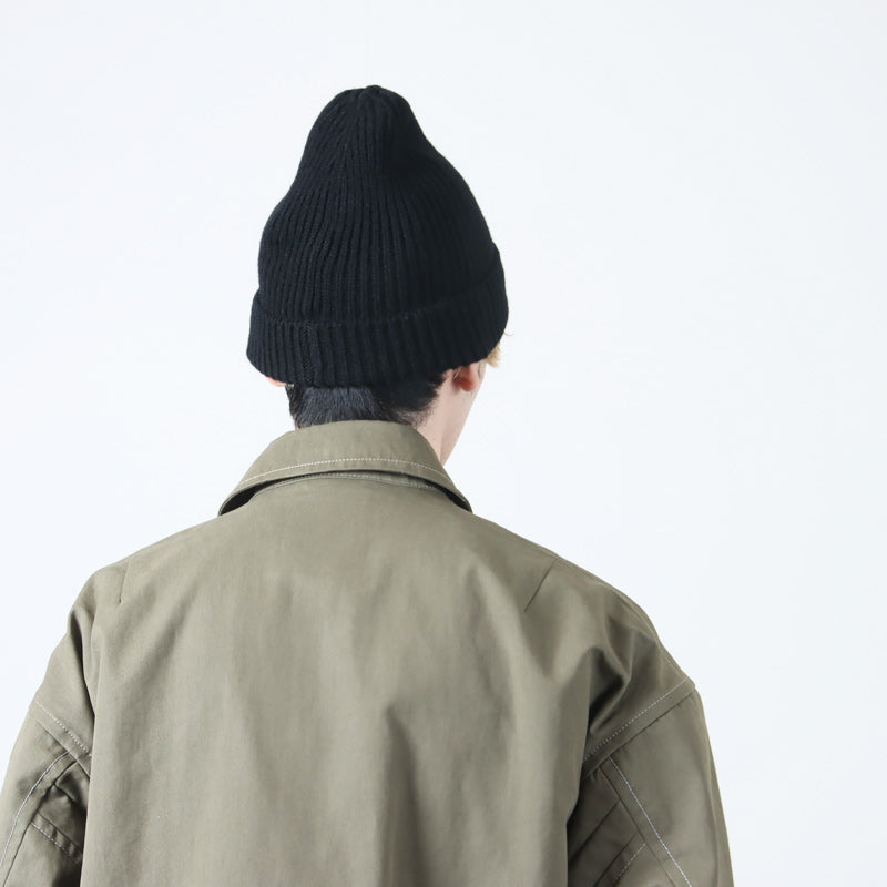 and wander(アンドワンダー) shetland wool knit cap 画像5