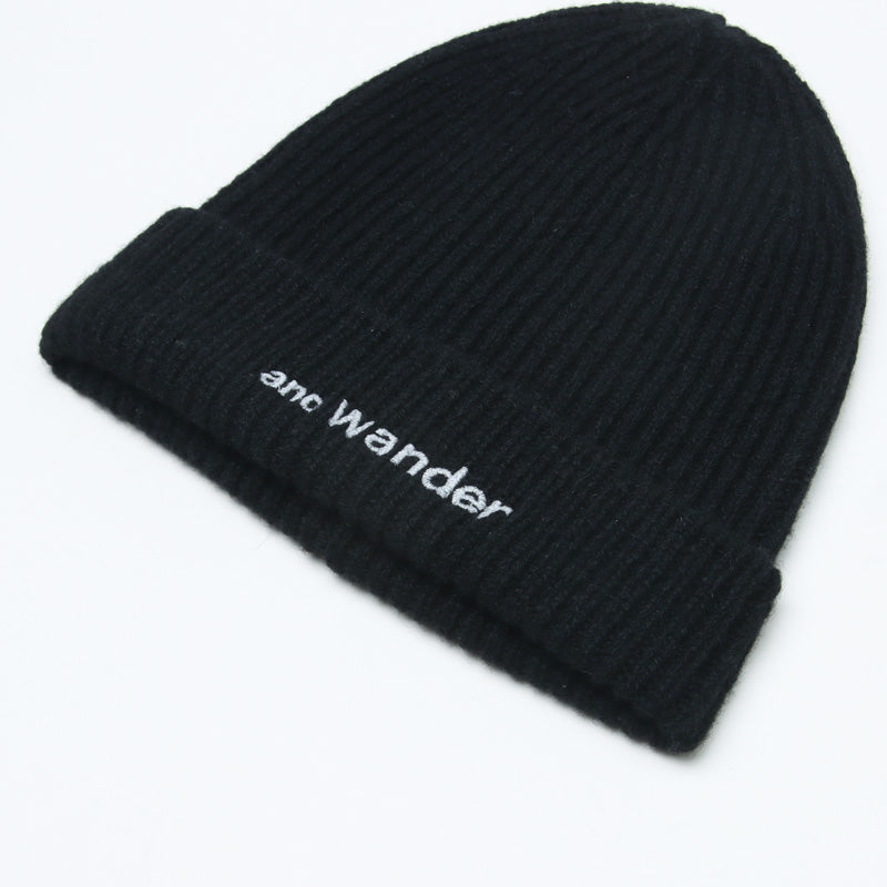 and wander(アンドワンダー) shetland wool knit cap 画像8