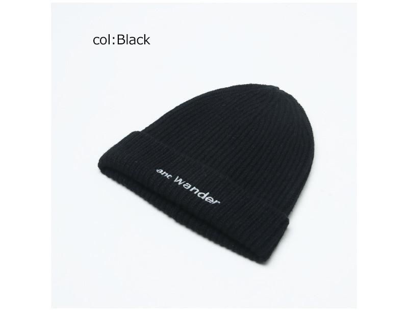and wander(アンドワンダー) shetland wool knit cap 画像18