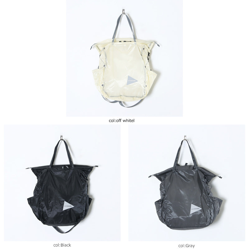 and wander(アンドワンダー) sil tote bag 画像2