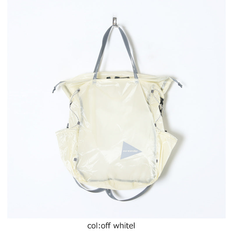 and wander(アンドワンダー) sil tote bag 画像15