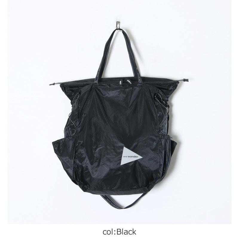 and wander(アンドワンダー) sil tote bag 画像16