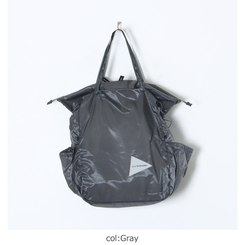 and wander(アンドワンダー) sil tote bag 画像17