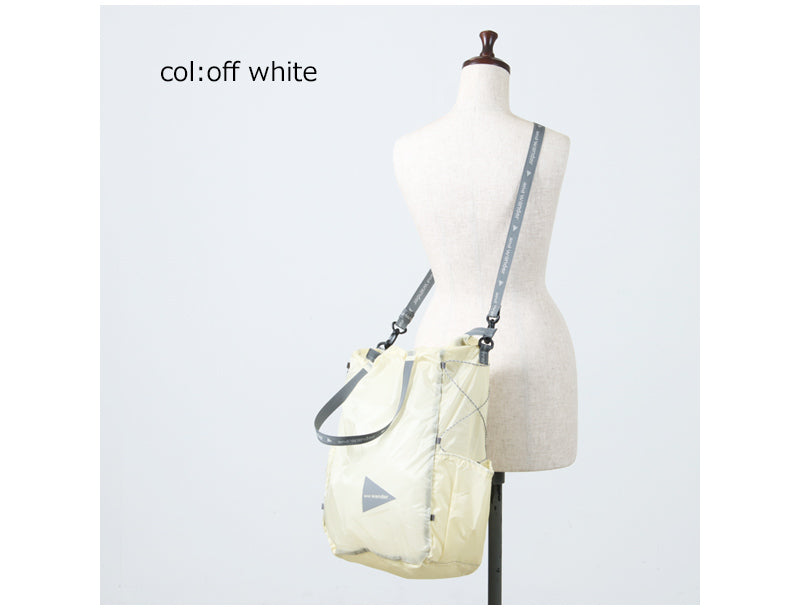 and wander(アンドワンダー) sil tote bag 画像23