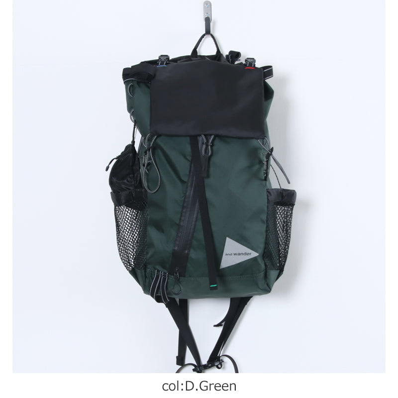 and wander(アンドワンダー) ECOPAK 30L backpack 画像15