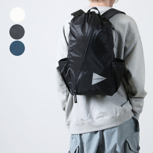 and wander(アンドワンダー) sil daypack