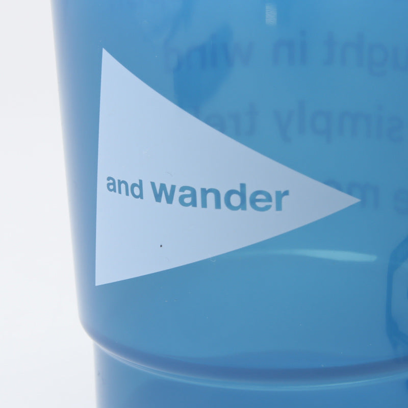 and wander(アンドワンダー) and wander logo PP mug 画像5