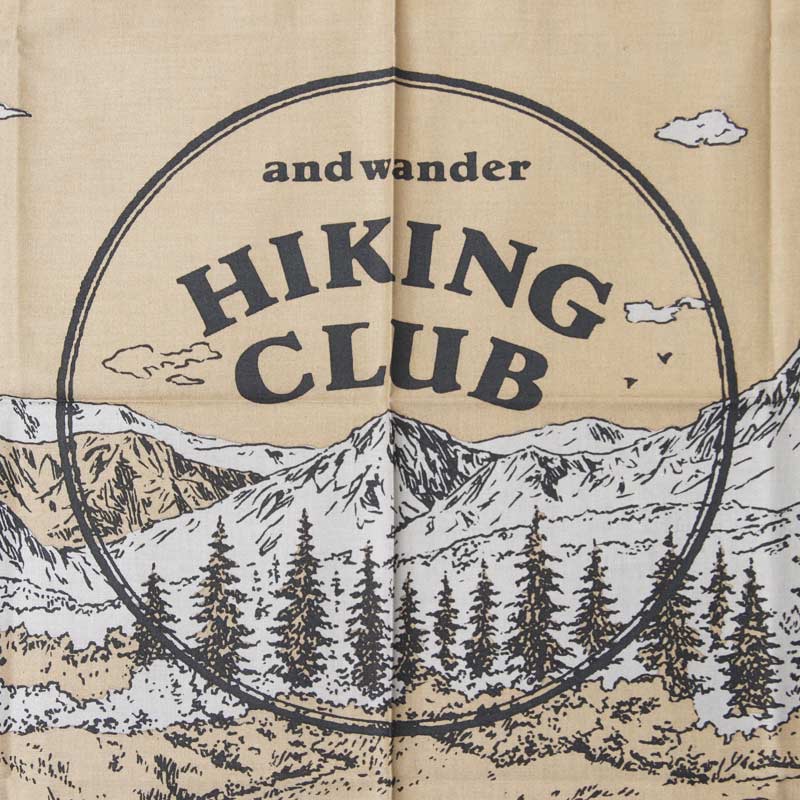 and wander(アンドワンダー) hiking club bandanna 画像4