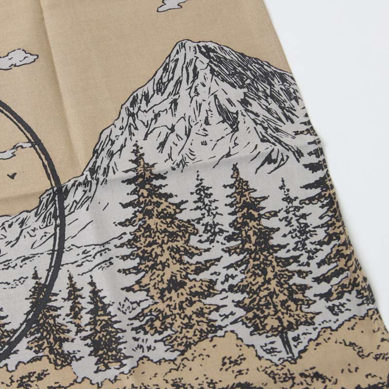 and wander(アンドワンダー) hiking club bandanna 画像7