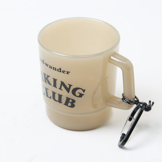 and wander(アンドワンダー) hiking club PP mug